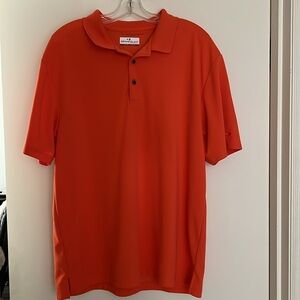 GRAND SLAM PERFORMANCE MEN'S ORANGE SHORT SLEEVED GOLF SHIRT SIZE XL